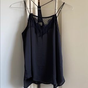 Black satin like camisole